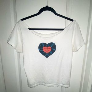 Brandy Melville Off The Shoulder Top